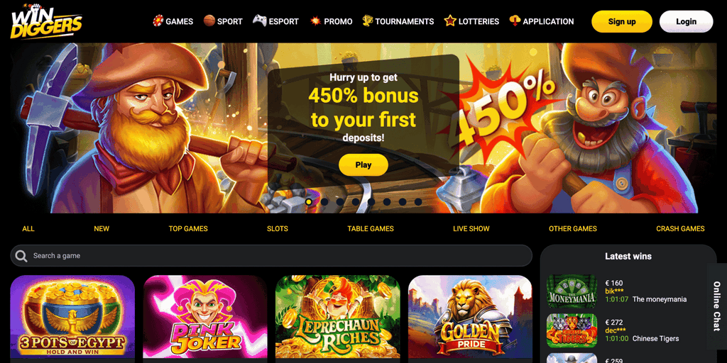Win Diggers Gambling Establishment Payment Methods
