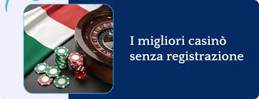 I casinò senza documenti Giocare senza preoccupazioni
